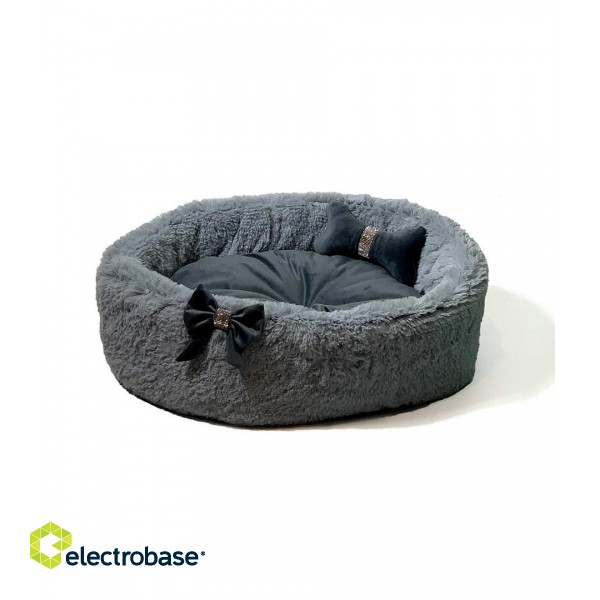 GO GIFT Cocard grey L - pet bed - 55 x 52 x 18 cm