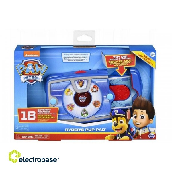 PAW Patrol , Ryder’s Interactive Pup Pad with 14 Sounds, for Kids Aged 3 and up