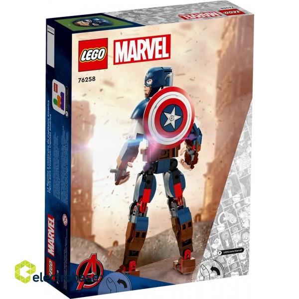 LEGO SUPER HEROES 76258 CAPTAIN AMERICA - CONSTRUCTION FIGURE image 2