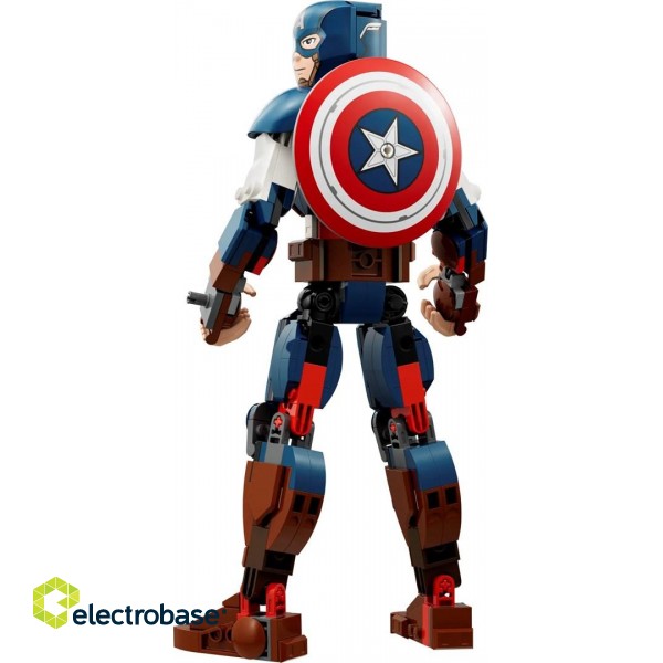 LEGO SUPER HEROES 76258 CAPTAIN AMERICA - CONSTRUCTION FIGURE фото 3