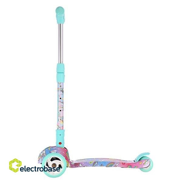 NILS FUN HLB15A LED mint children's scooter image 8