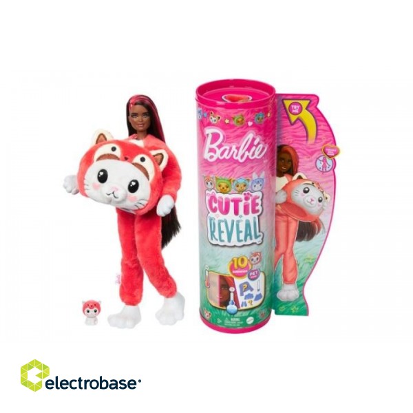 Barbie Doll Cutie Reveal Kitten-Panda red HRK23 MATTEL