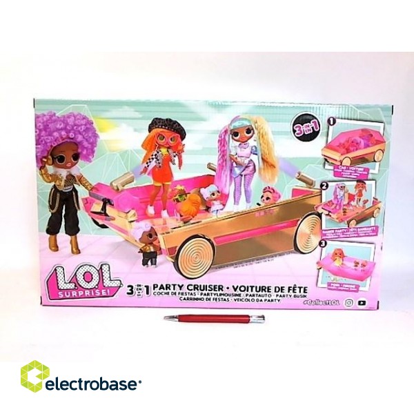 PROMO LOL Surprise Party Cruiser 3in1 118305 doll car