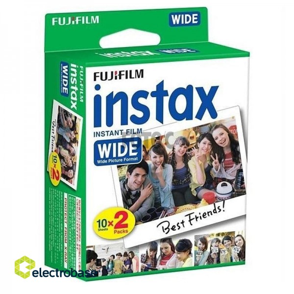 Fujifilm | Instax Wide Glossy (10plx2) Film | 108 x 86 mm | Quantity 20