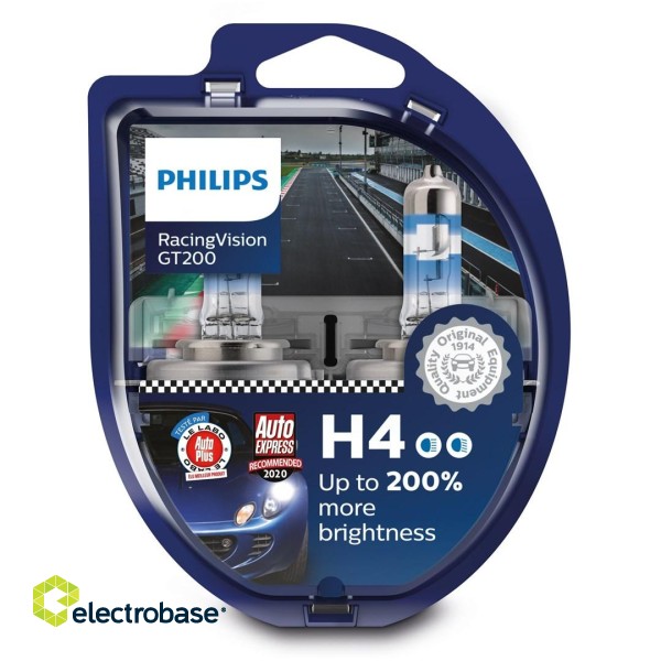Philips Type of lamp: H4 Pack of: 2 car headlight bulb image 2