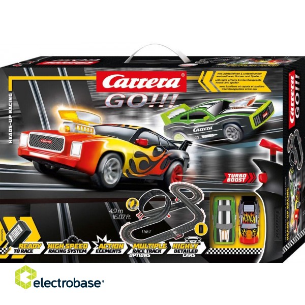 GO Track!! Heads-Up Racing 4.9m Carrera 62555 image 1