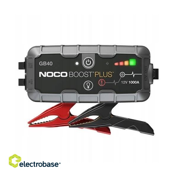 NOCO GB40 Boost 12V 1000A Jump Starter starter device with integrated 12V/USB battery image 3