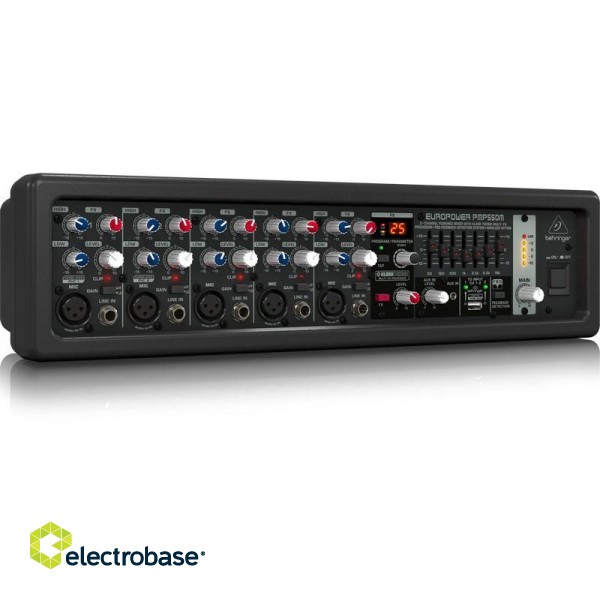 Behringer PMP550M audio mixer 5 channels 20 - 20000 Hz Black paveikslėlis 3