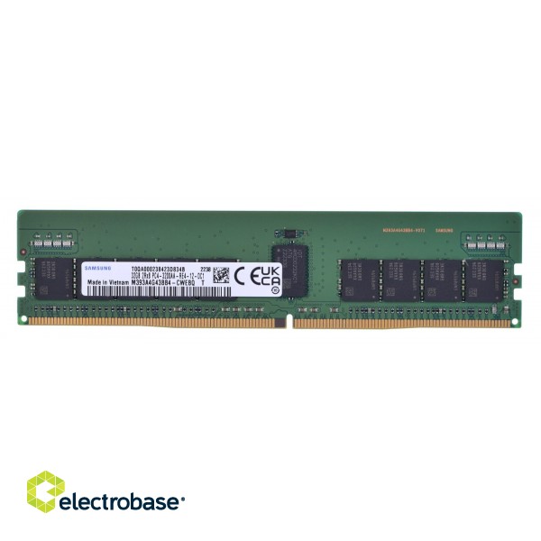 Samsung RDIMM 32GB DDR4 2Rx8 3200MHz PC4-25600 ECC REGISTERED M393A4G43BB4-CWE image 3