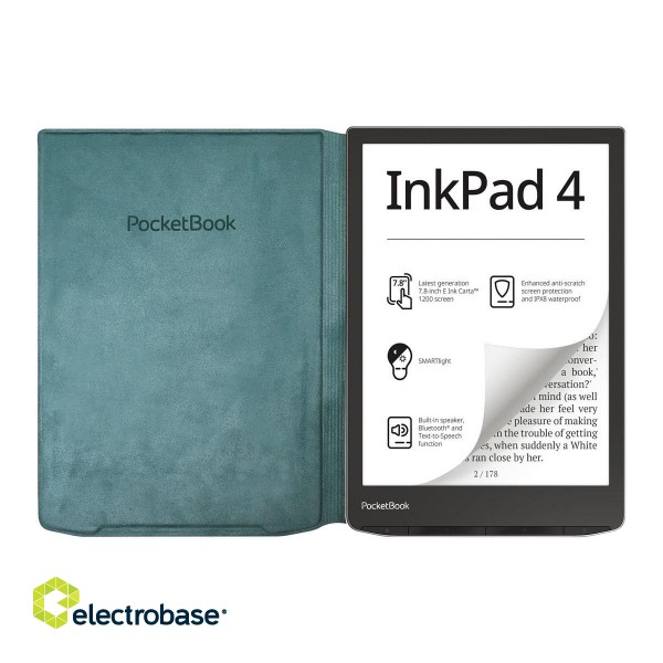 PocketBook Cover  flip Inkpad 4 green фото 3