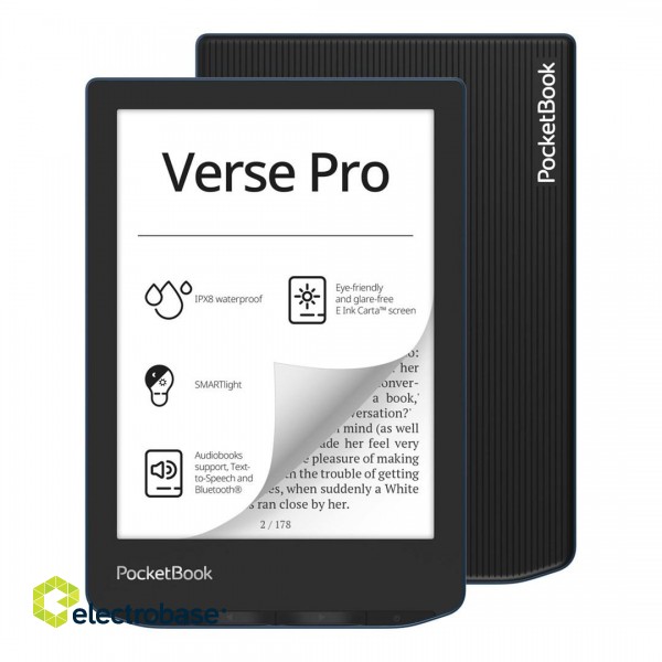 PocketBook Verse Pro (634) reader blue paveikslėlis 3