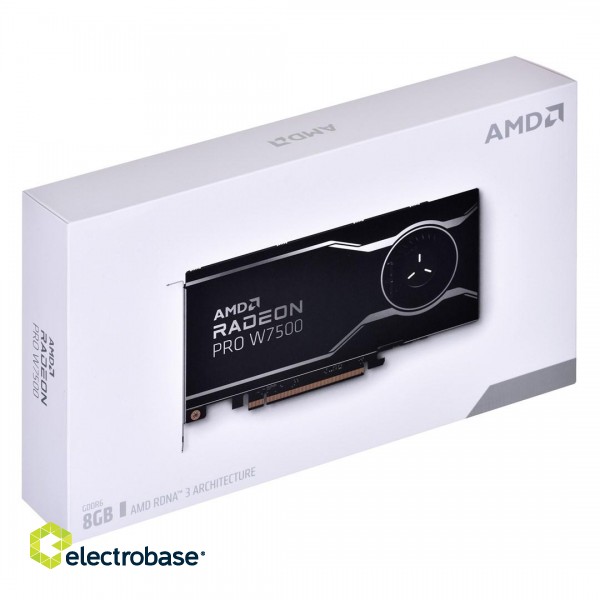 Karta graficzna AMD Radeon Pro W7500 8GB GDDR6, 4x DisplayPort 2.1, 70W, PCI Gen4 x8 image 5