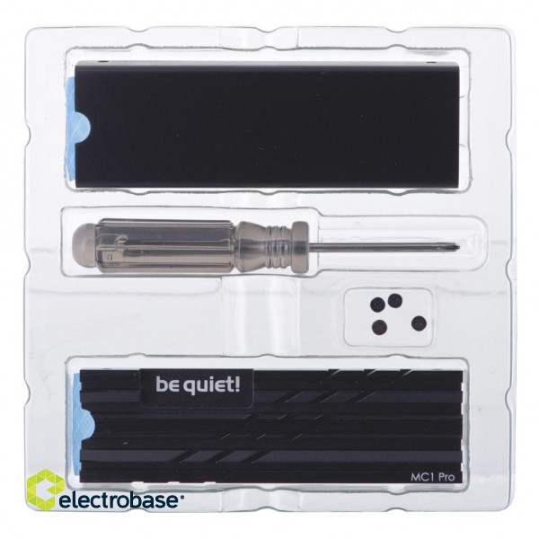 be quiet! MC1 PRO Solid-state drive Heatsink/Radiatior Black 1 pc(s) image 4