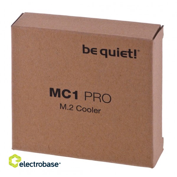 be quiet! MC1 PRO Solid-state drive Heatsink/Radiatior Black 1 pc(s) image 5