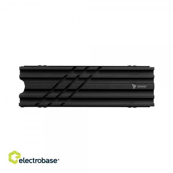 SAVIO Cooling for M.2 NVME 2280 drives, AK-60, Black image 6