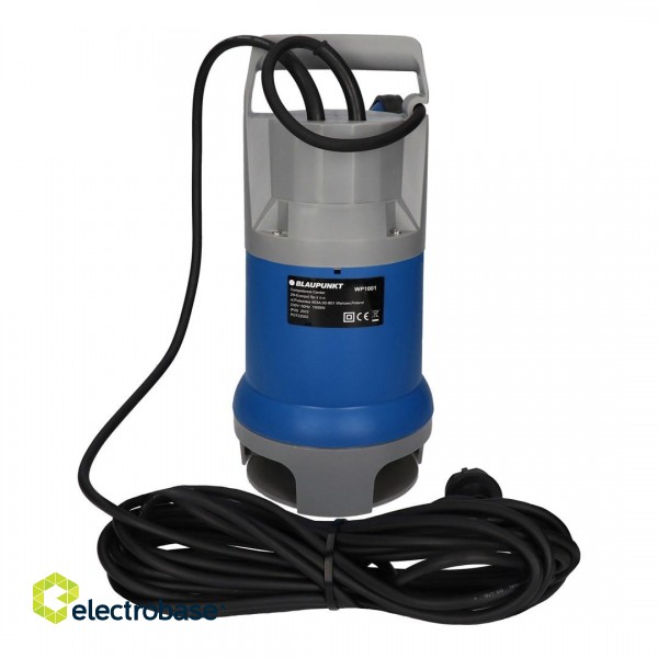 Submersible water pump 1kW 16000 l/h Blaupunkt WP1001 фото 3