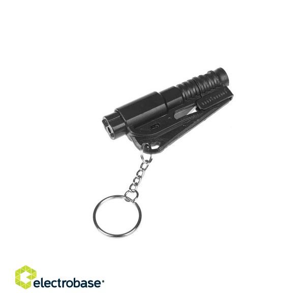 Emergency tool GUARD LIFEGUARD whistle, belt knife, glass breaker (YC-004-BL) image 4