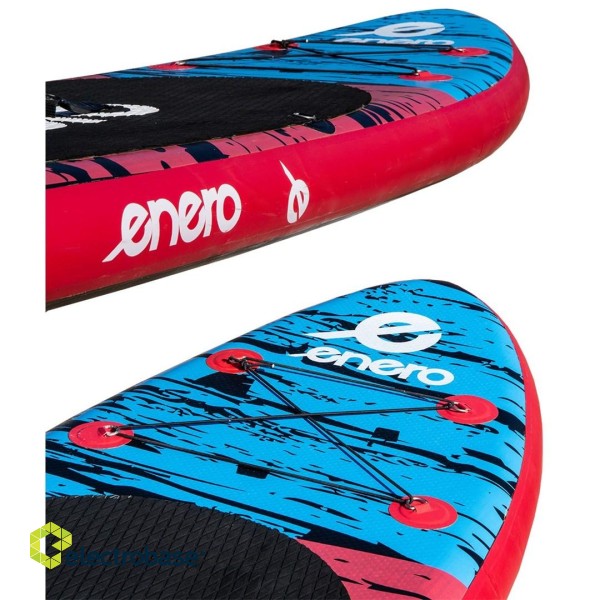 Enero inflatable sup board 135 kg 300 x 76 x 15 cm black-red-blue 1030760 paveikslėlis 5