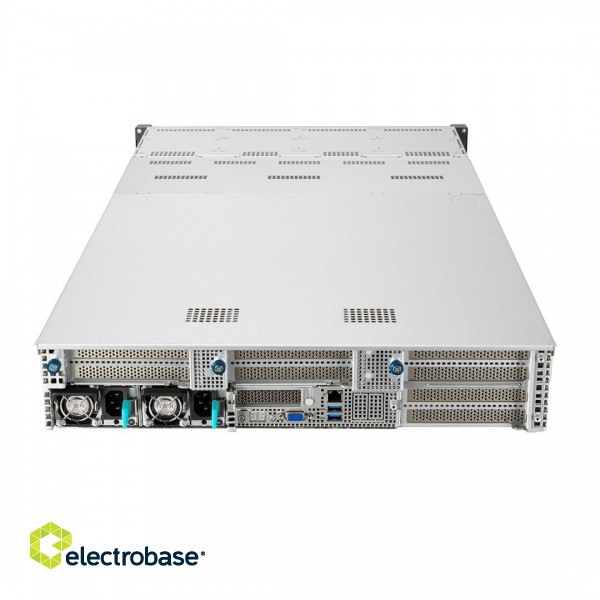 RACK server ASUS RS720A-E11-RS12 10G/2.4KW/8NVME/GPU/OCP (90SF01G5-M008P0) Grey image 8