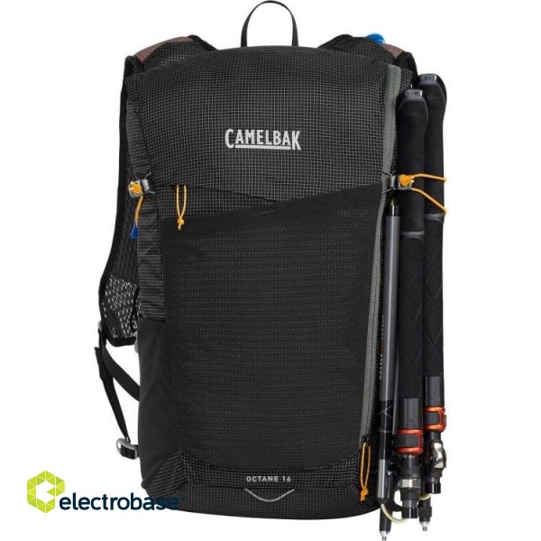 Backpack CamelBak Octane 16, Fusion 2L, Black/Apricot image 7