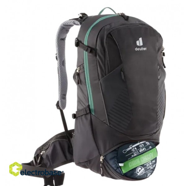 Bicycle backpack -Deuter Trans Alpine  30 black фото 2