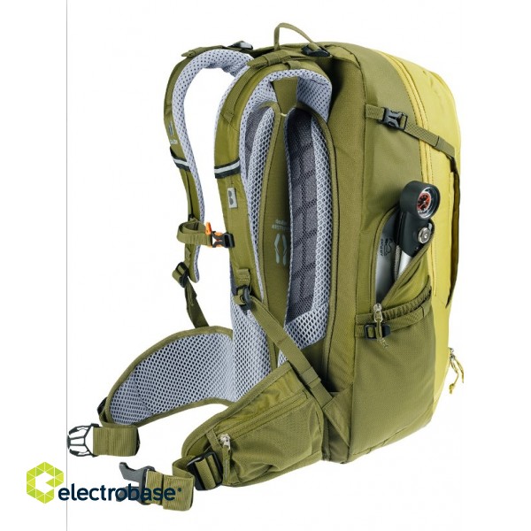 Bicycle backpack -Deuter Trans Alpine  30 Sprout- cactus image 10