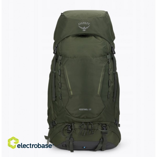 Osprey Kestrel 68 Khaki L/XL Trekking Backpack paveikslėlis 7