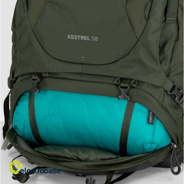 Osprey Kestrel 68 Khaki S/M Trekking Backpack image 10