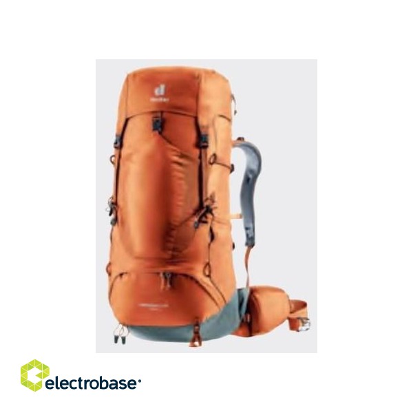 TREKKING BACKPACK DEUTER AIRCONTACT LITE 40 + 10 CHESTNUT-TEAL