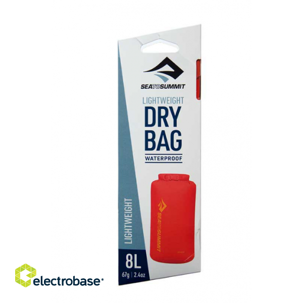 Waterproof bag SEA TO SUMMIT Lightweight Dry Bag 8 l Spicy Orange paveikslėlis 2