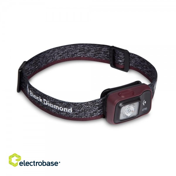 Black Diamond Astro 300 Black, Bordeaux Headband flashlight image 1