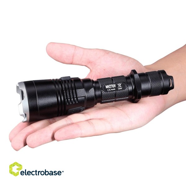 Nitecore MH27UV Black Hand flashlight LED paveikslėlis 2