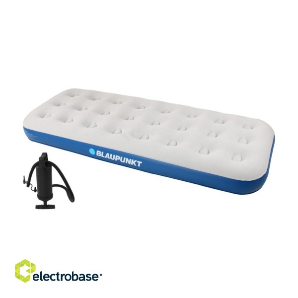 Inflatable mattress with hand pump 188x73 cm Blaupunkt IM210