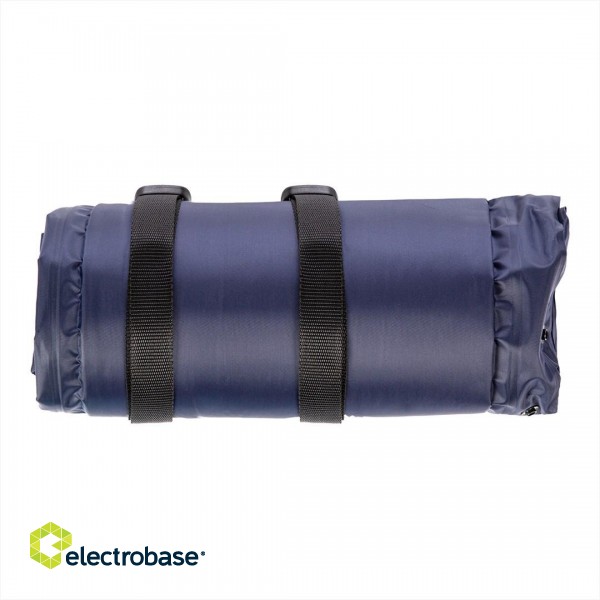 NILS CAMP NC4008 self-inflating mat with folding cushion Blue фото 8