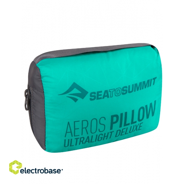 Sea to Summit Aeros Ultralight Deluxe Sea Foam Travel Inflatable Pillow image 5