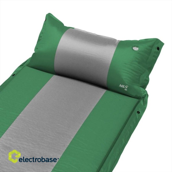 Self-levelling mat with cushion NILS Camp NC4349 dark green фото 4