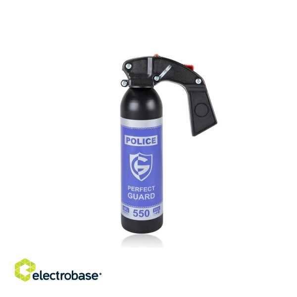 Pepper gas POLICE PERFECT GUARD 550 - 480 ml. gel - extinguisher (PG.550) image 1