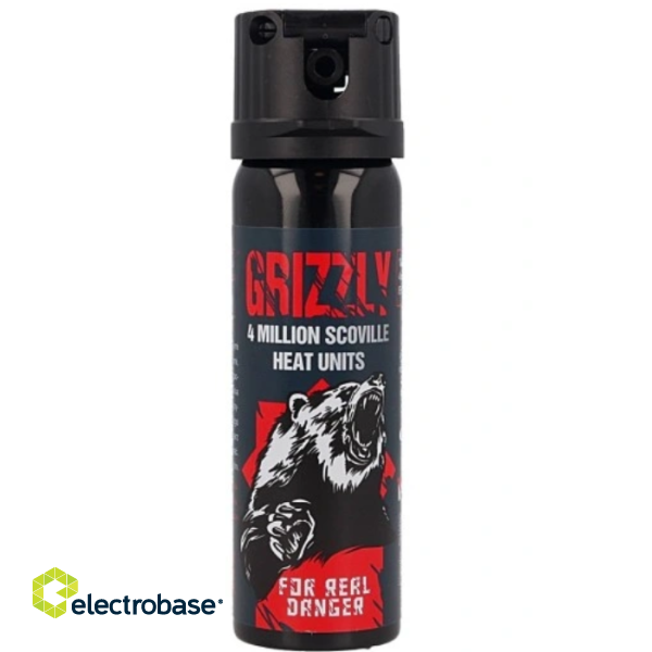Pepper spray  Grizzly 4 million scoville heat units 63 ml- cone/cloud фото 1