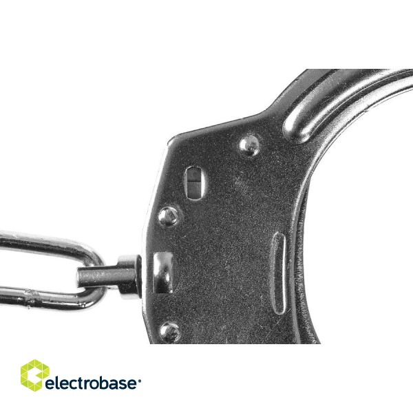 Chain cuffs GUARD 01 steel - chrome, clamp lock, 2 keys (YC-01-SR) image 6