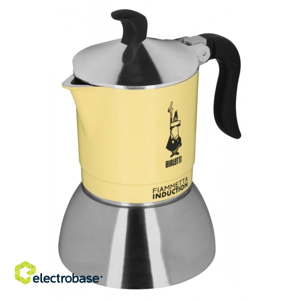 Bialetti 6578 manual coffee maker Moka pot 0.15 L Black, Silver, Yellow image 5