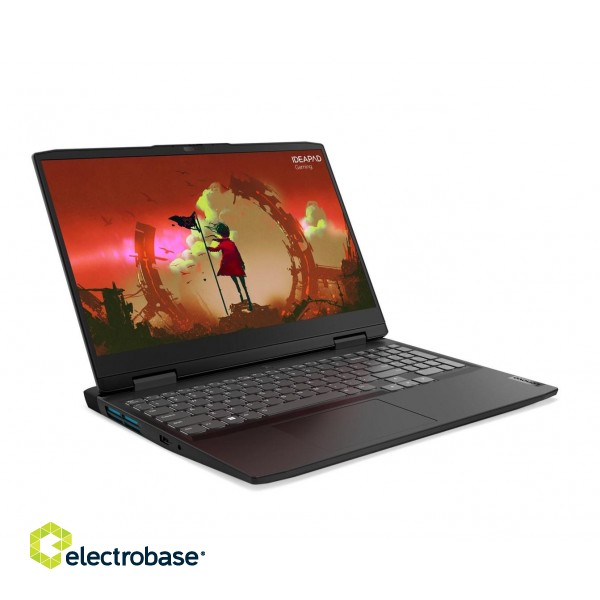 Lenovo IdeaPad Gaming 3 Laptop 39.6 cm (15.6") Full HD AMD Ryzen™ 7 7735HS 16 GB DDR5-SDRAM 512 GB SSD NVIDIA GeForce RTX 3050 Wi-Fi 6 (802.11ax) NoOS Grey фото 2