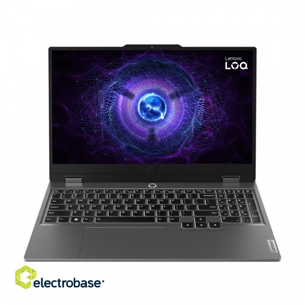 Lenovo LOQ Intel® Core™ i5 i5-12450HX Laptop 39.6 cm (15.6") Full HD 16 GB DDR5-SDRAM 1 TB SSD NVIDIA GeForce RTX 4060 Wi-Fi 6 (802.11ax) NoOS Grey image 1