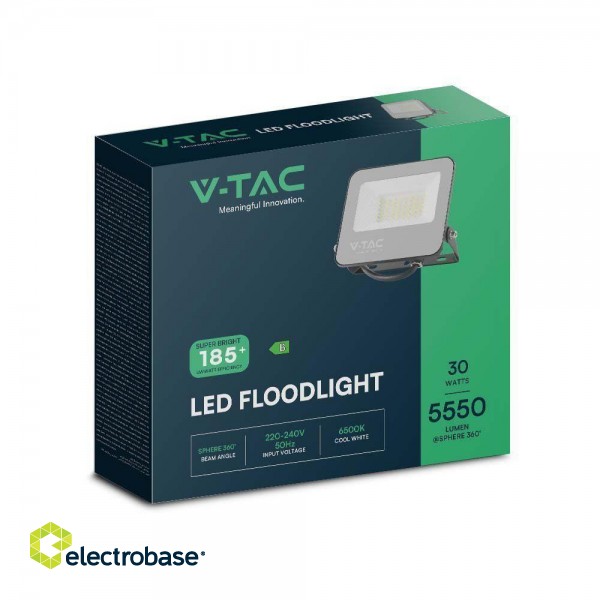 LED V-TAC 30W 185Lm/W VT-4435 4000K 5550lm фото 2