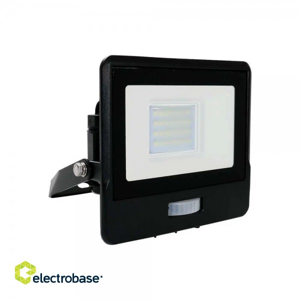 V-TAC LED floodlight with motion sensor 20W 6500K 1510lm paveikslėlis 2