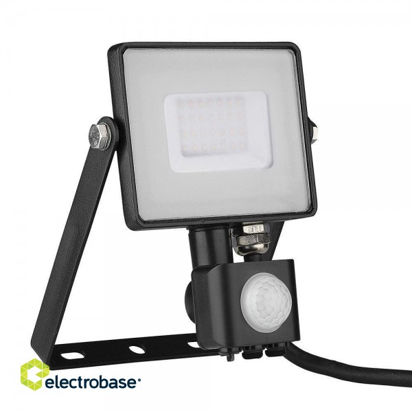 V-TAC LED floodlight with motion sensor 30W 3000K 2400lm paveikslėlis 3