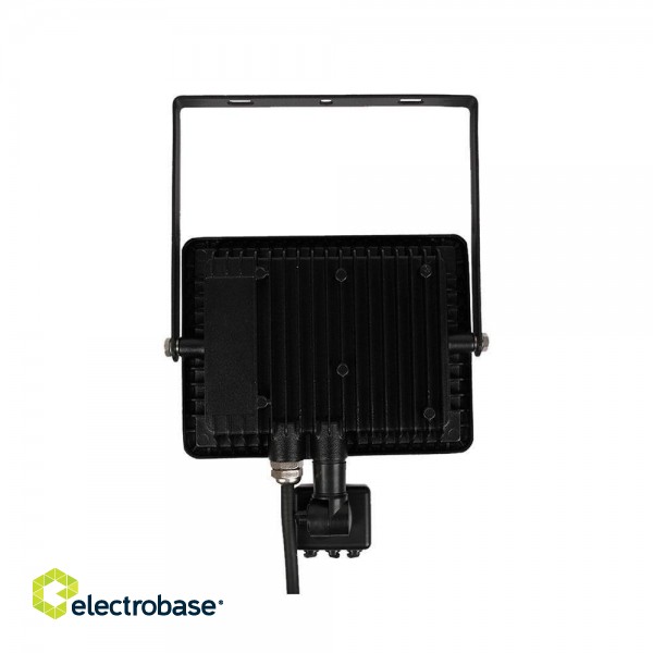 V-TAC LED floodlight with motion sensor 30W 3000K 2400lm фото 2