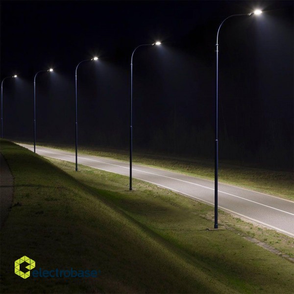 LED street luminaire V-TAC SAMSUNG CHIP 100W Lenses 110st 135Lm/W VT-104ST 4000K 13500lm image 6
