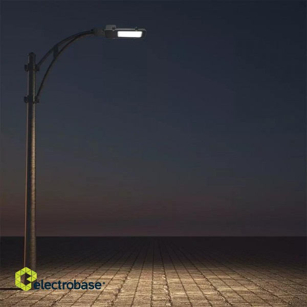 LED street luminaire V-TAC VT-100ST 50W SAMSUNG CHIP 4000K 10000lm (SKU 215291) Grey фото 8