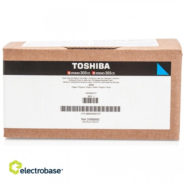 Toshiba toner cartridge T-305PC-R cyan
