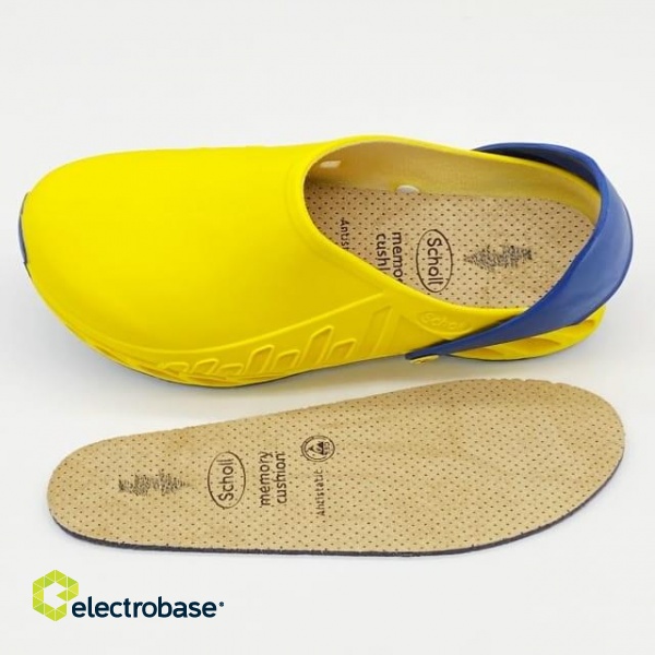 Scholl Evoflex  - unisex clogs yellow, size 37 image 3